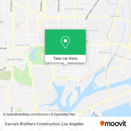 Garcia's Brothers Construction map