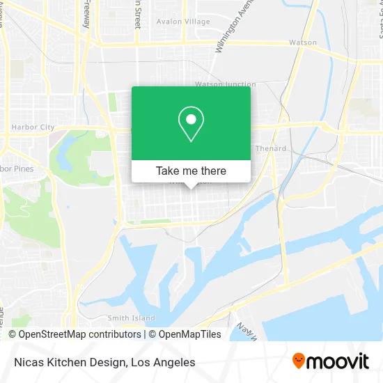 Nicas Kitchen Design map