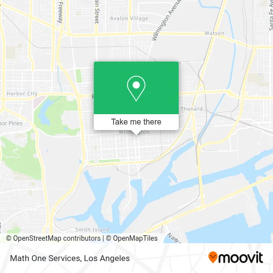 Math One Services map