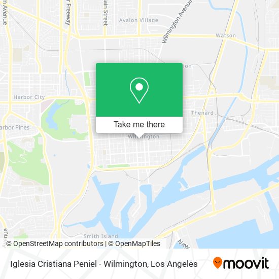 Mapa de Iglesia Cristiana Peniel - Wilmington