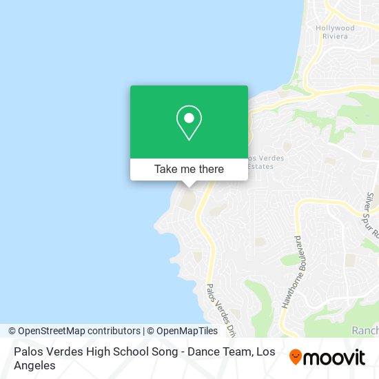 Palos Verdes High School Song - Dance Team map