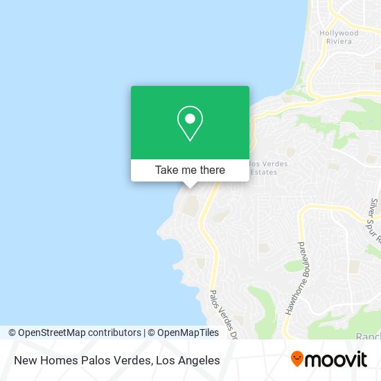 Mapa de New Homes Palos Verdes