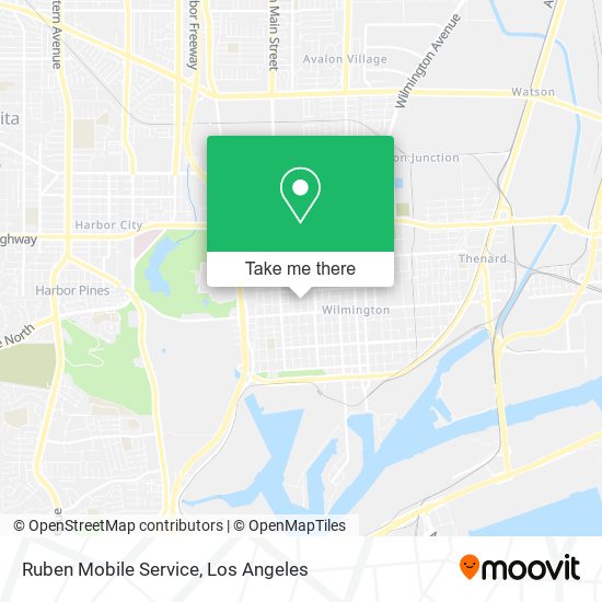 Ruben Mobile Service map