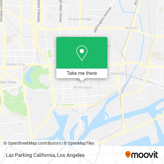 Mapa de Laz Parking California