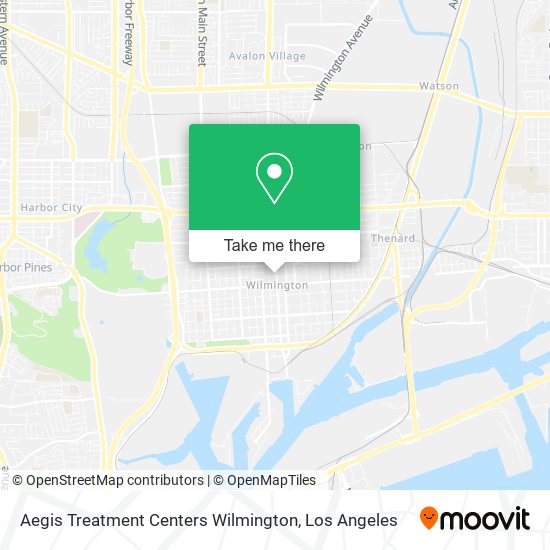 Aegis Treatment Centers Wilmington map