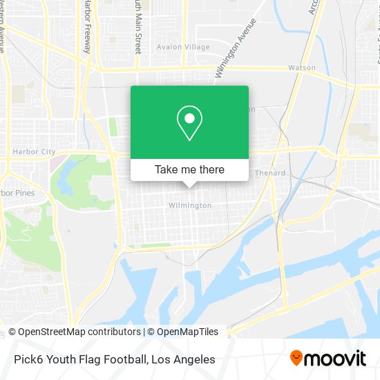 Pick6 Youth Flag Football map