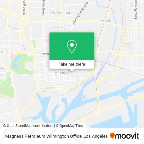 Mapa de Magness Petroleum Wilmington Office