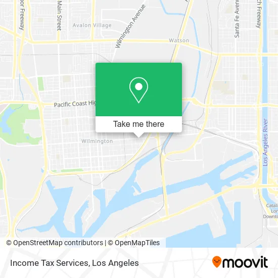 Income Tax Services map