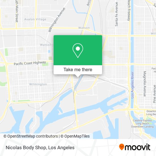 Nicolas Body Shop map