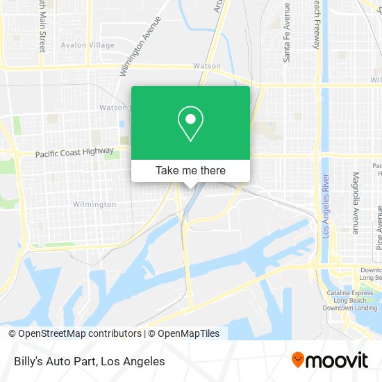 Billy's Auto Part map