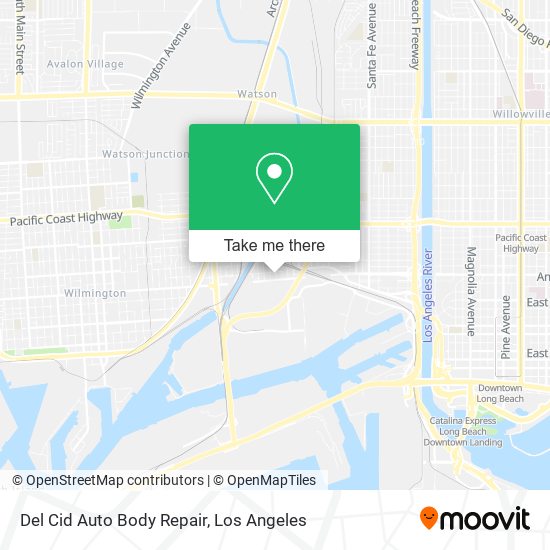 Del Cid Auto Body Repair map