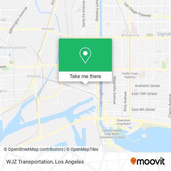 WJZ Transportation map