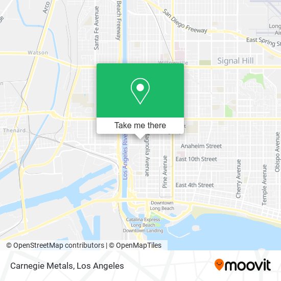 Mapa de Carnegie Metals