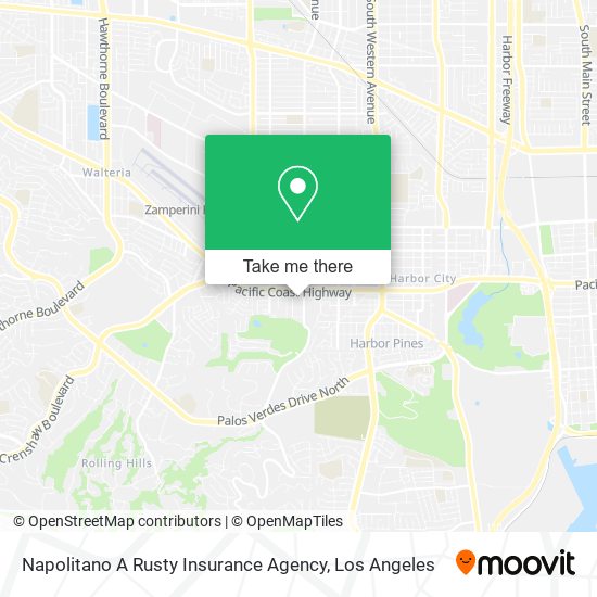 Mapa de Napolitano A Rusty Insurance Agency