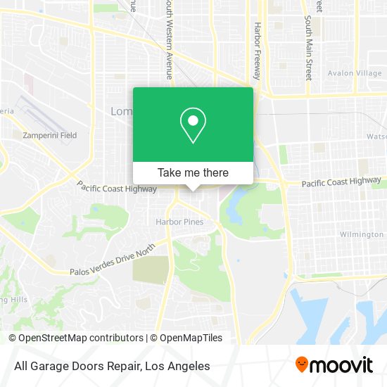 All Garage Doors Repair map