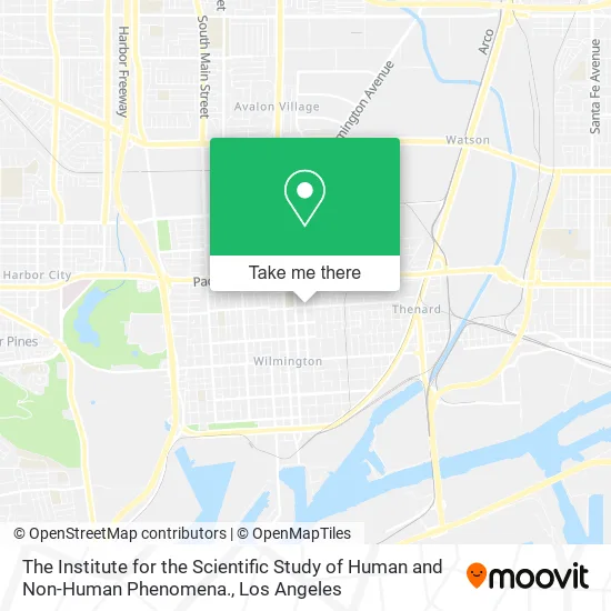 The Institute for the Scientific Study of Human and Non-Human Phenomena. map