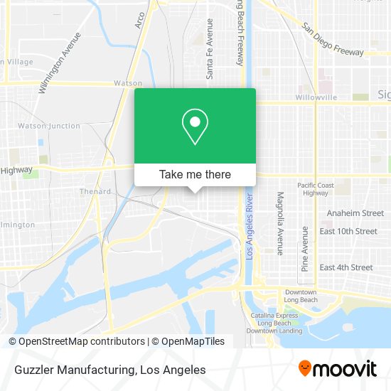 Mapa de Guzzler Manufacturing