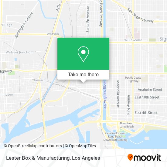 Mapa de Lester Box & Manufacturing