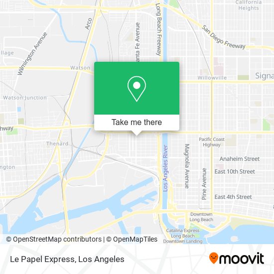 Le Papel Express map