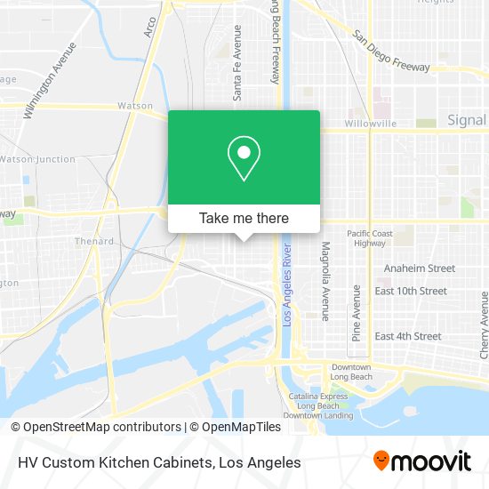 HV Custom Kitchen Cabinets map
