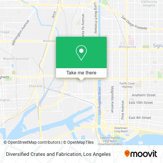 Mapa de Diversified Crates and Fabrication