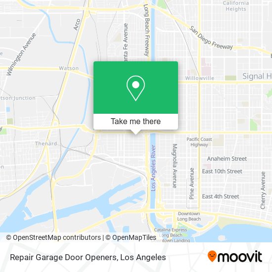 Repair Garage Door Openers map