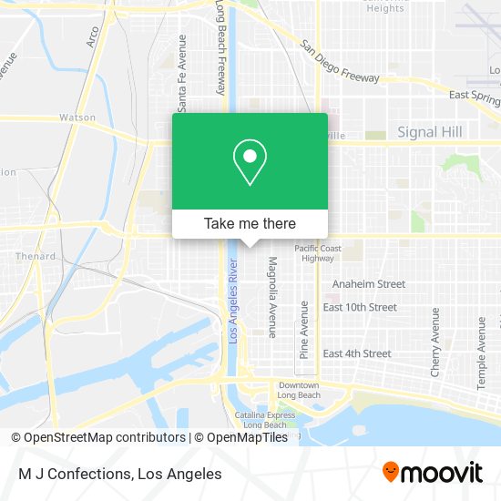 Mapa de M J Confections