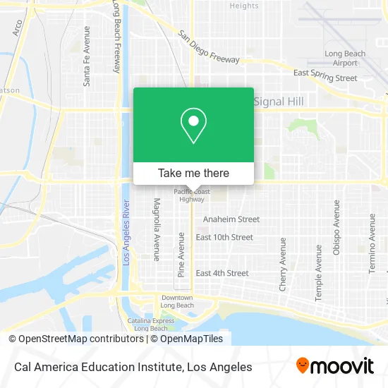Mapa de Cal America Education Institute