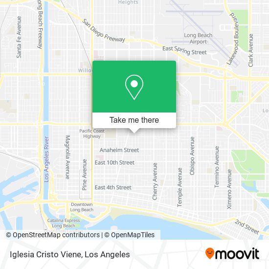 Iglesia Cristo Viene map