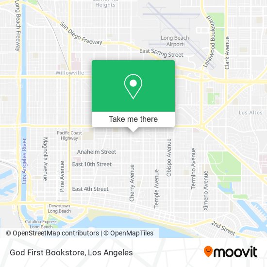 God First Bookstore map