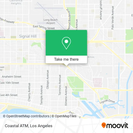 Coastal ATM map