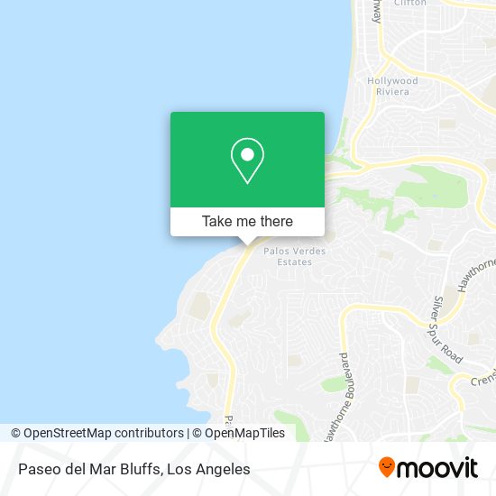 Paseo del Mar Bluffs map