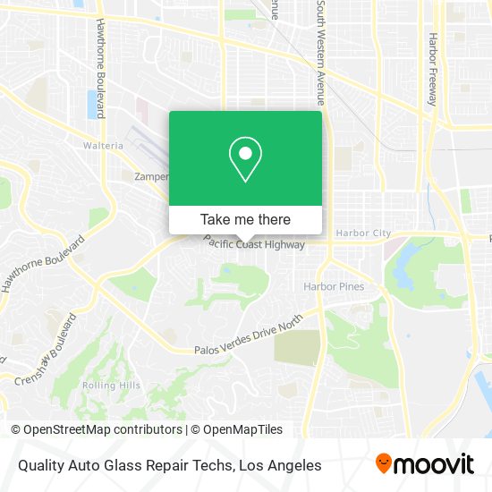 Mapa de Quality Auto Glass Repair Techs