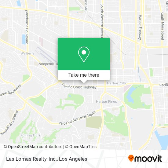 Las Lomas Realty, Inc. map