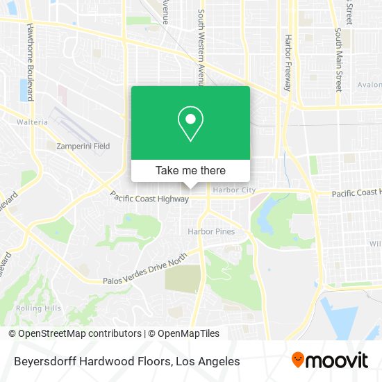 Mapa de Beyersdorff Hardwood Floors
