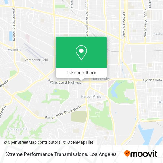 Mapa de Xtreme Performance Transmissions