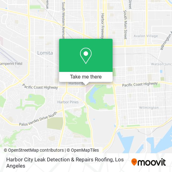 Harbor City Leak Detection & Repairs Roofing map