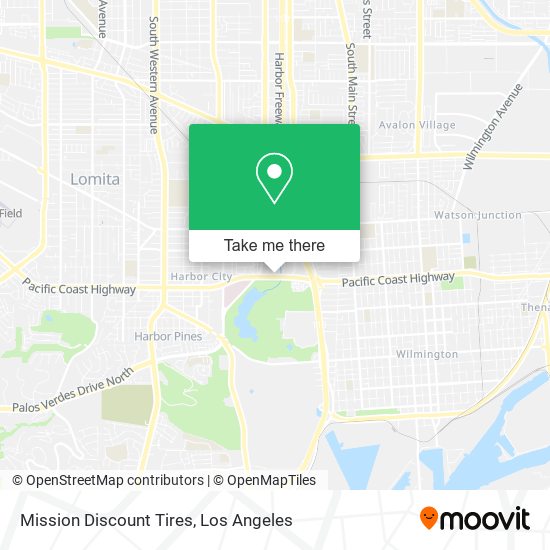 Mapa de Mission Discount Tires