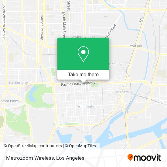 Mapa de Metrozoom Wireless