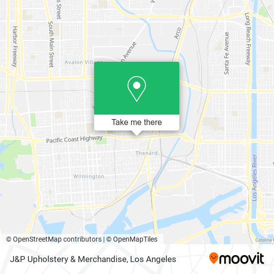 Mapa de J&P Upholstery & Merchandise