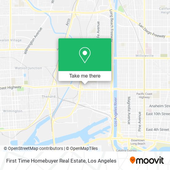 First Time Homebuyer Real Estate map