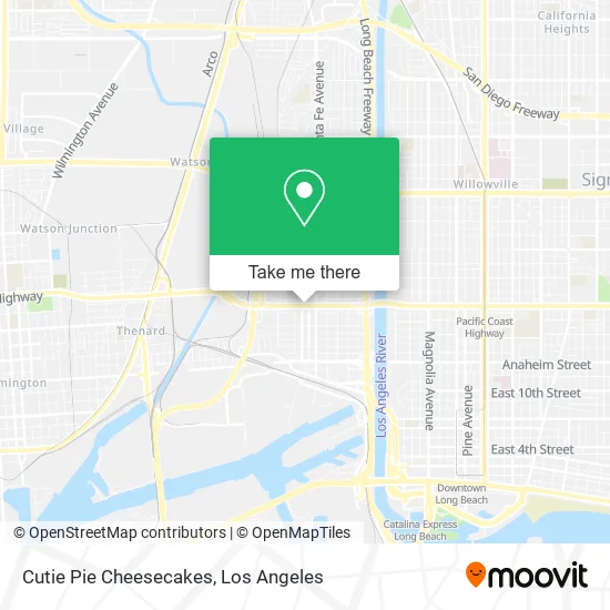Mapa de Cutie Pie Cheesecakes