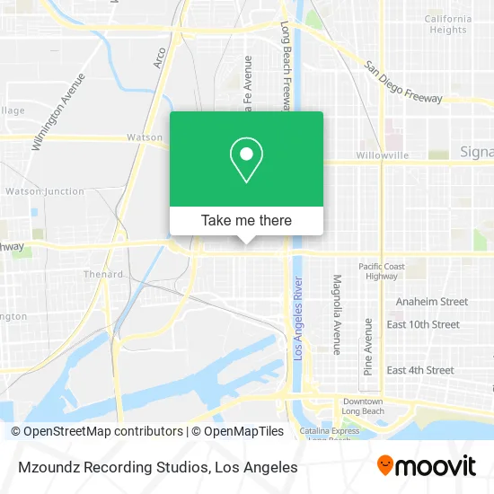 Mapa de Mzoundz Recording Studios