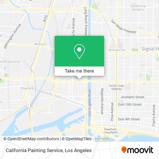 California Painting Service map