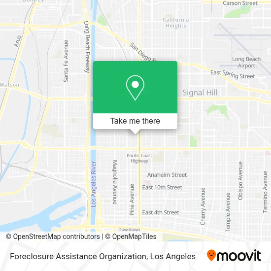 Foreclosure Assistance Organization map