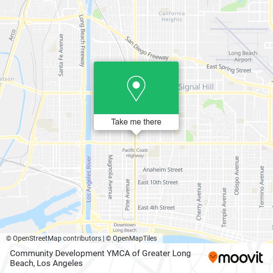 Mapa de Community Development YMCA of Greater Long Beach