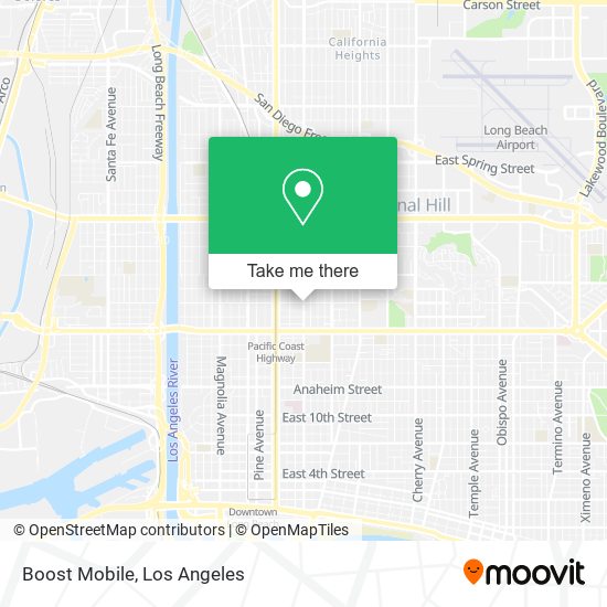 Boost Mobile map