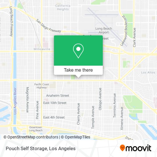 Pouch Self Storage map