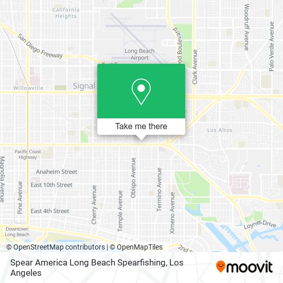 Spear America Long Beach Spearfishing map
