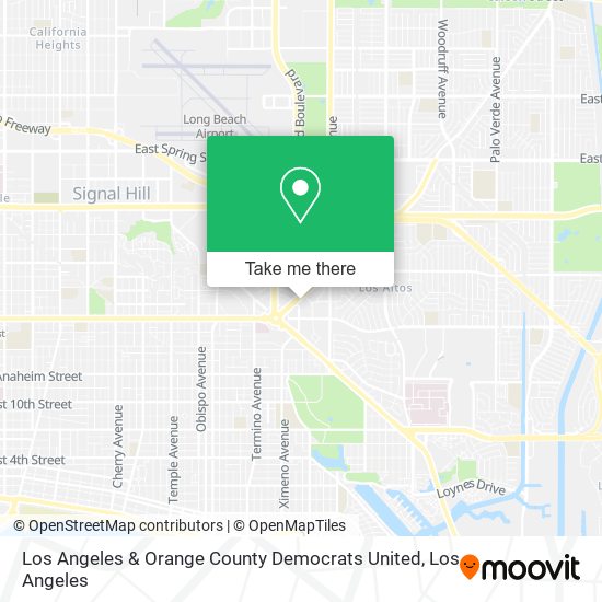 Los Angeles & Orange County Democrats United map